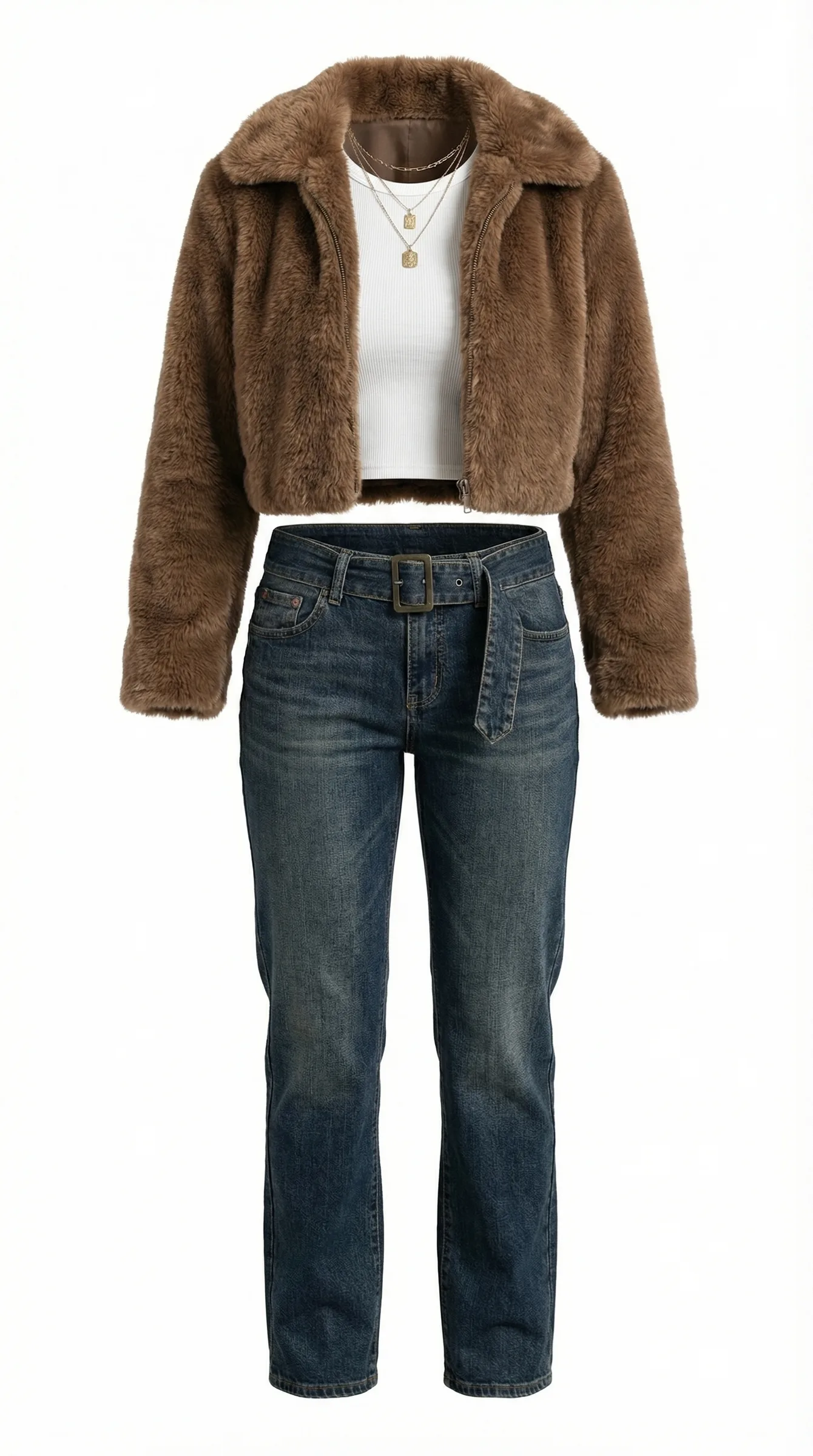 The garment lineup, flat